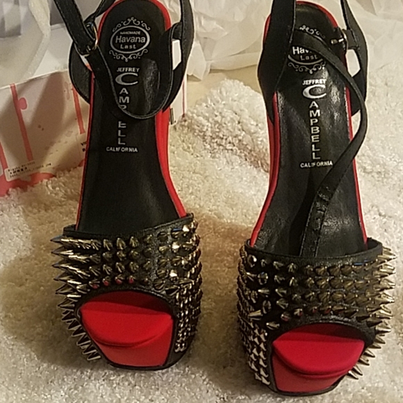 Jeffrey Campbell Shoes - Jeffrey campbell-vicious black red heels